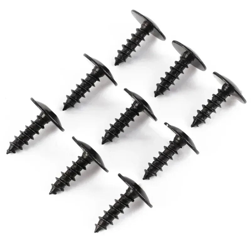 VW Self-Tapping Fastener Clips – Steel Screws 10/100 Pack