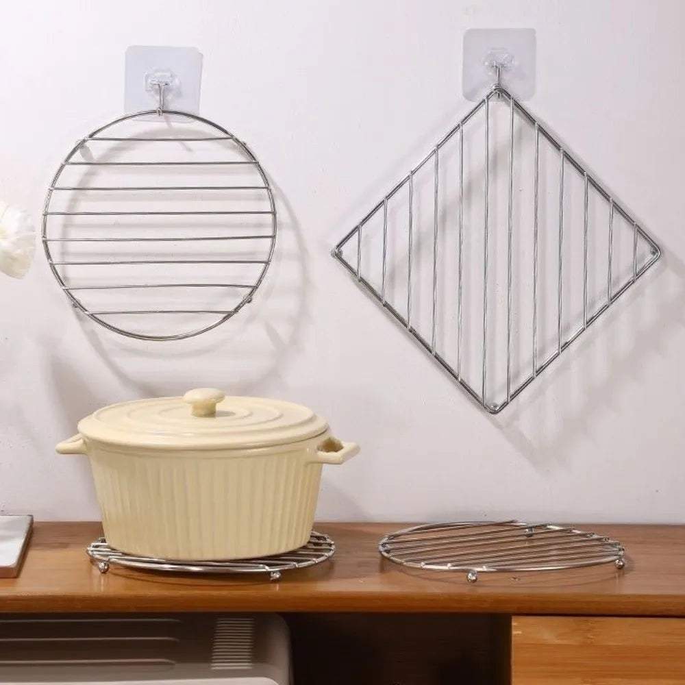 Stainless Steel Pot Holder – Non-Slip Heat Resistant Trivet Mat