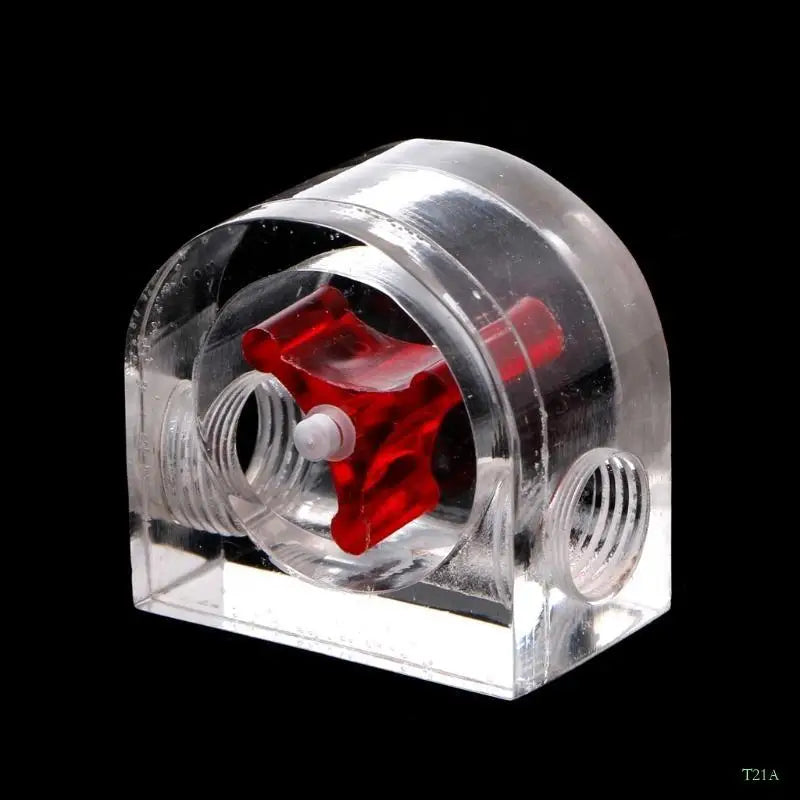 T21A Acrylic PC Water Flow Meter – 4-Thread Liquid Cooling