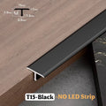 T-Shape Aluminum Floor Transition Strip | Tile Gap Edge Profile