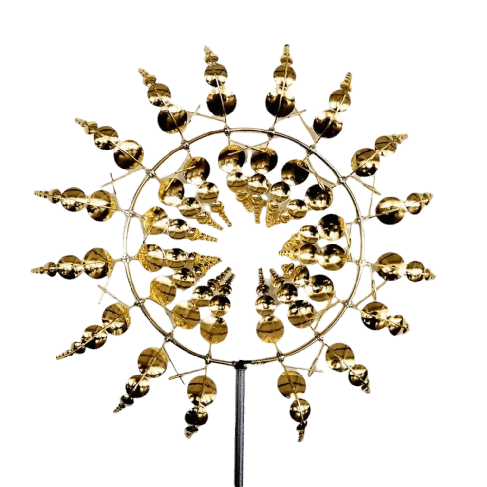 Metal Wind Spinner Windmill – Kinetic Garden Sculpture