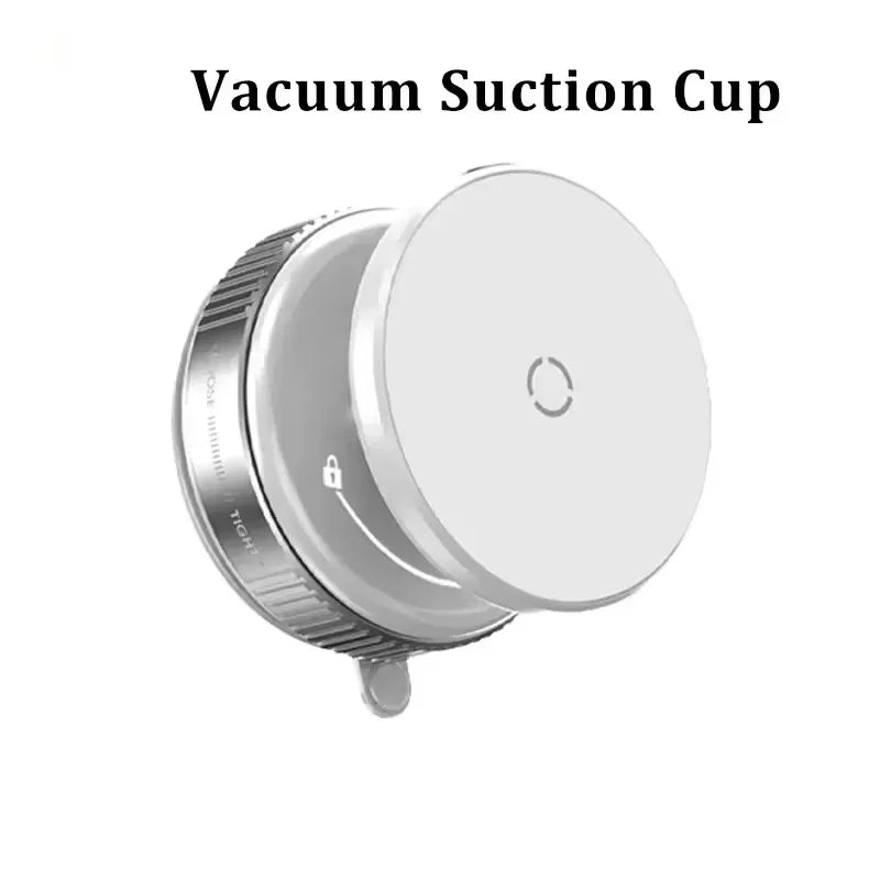 Magnetic Car Phone Mount – 360° Foldable Vacuum Suction Holder
