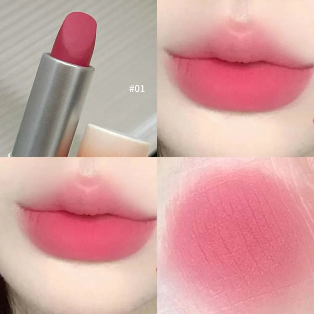 Velvet Mist Matte Lipstick – High-Pigment Silky Fog Finish