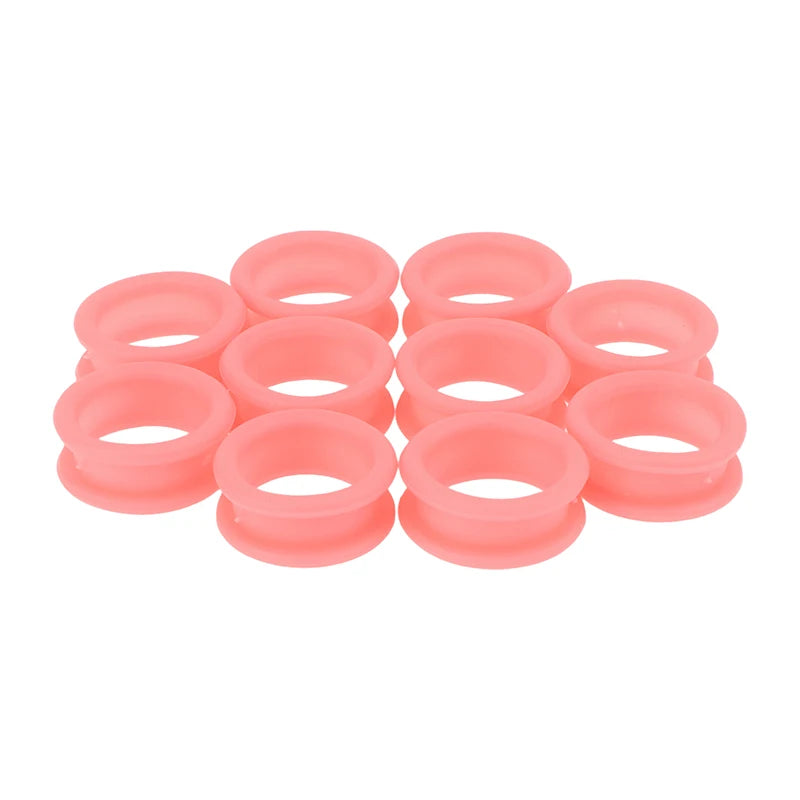 Silicone Scissor Finger Ring Inserts for Barbers – 10-Pack