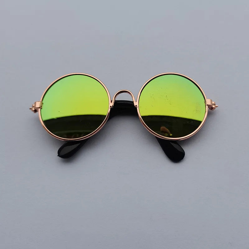 Vintage Round Pet Glasses – Dog & Cat Photo Prop Eyewear