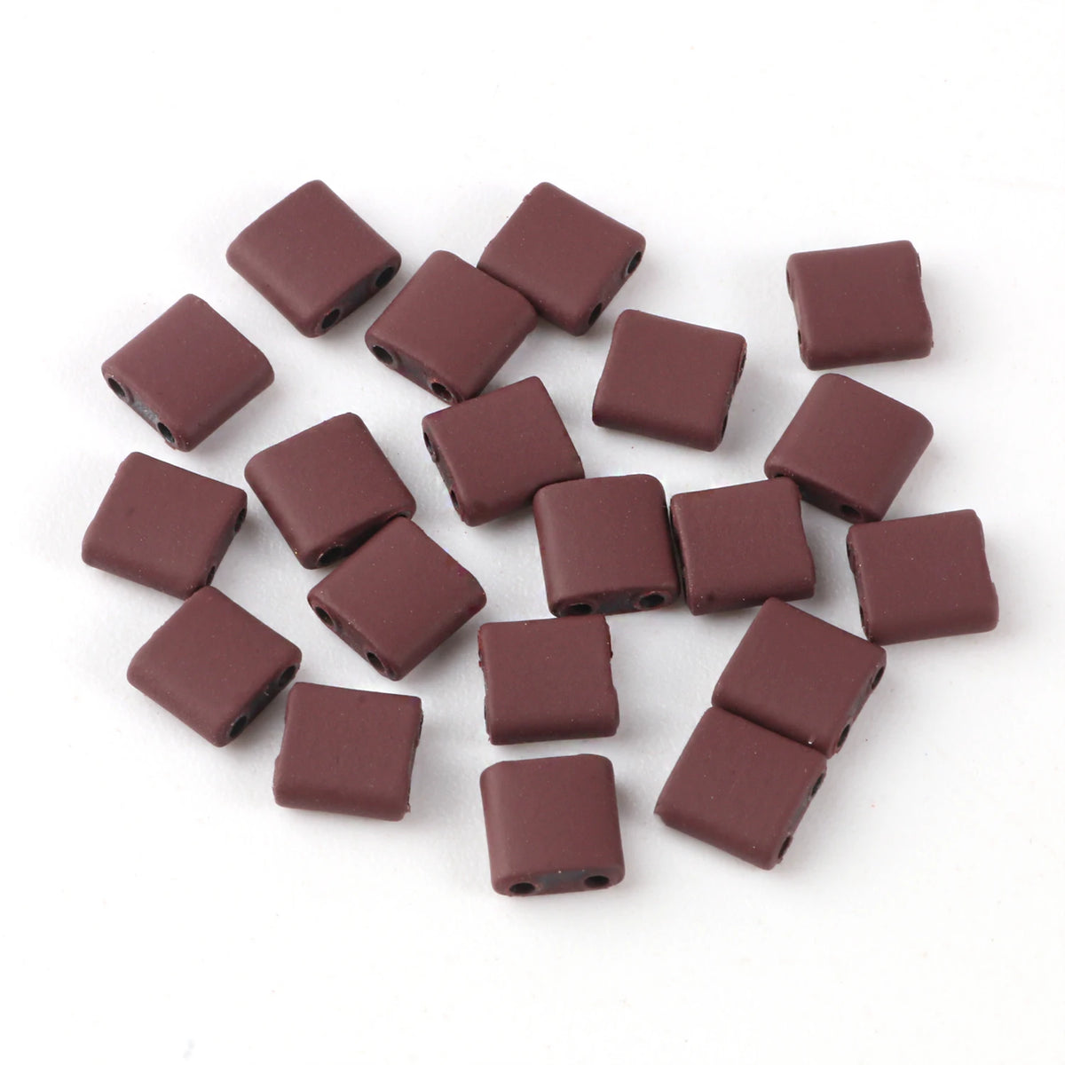 Rectangle Two-Hole Hematite Beads 5x5x2mm – DIY Jewelry Making
