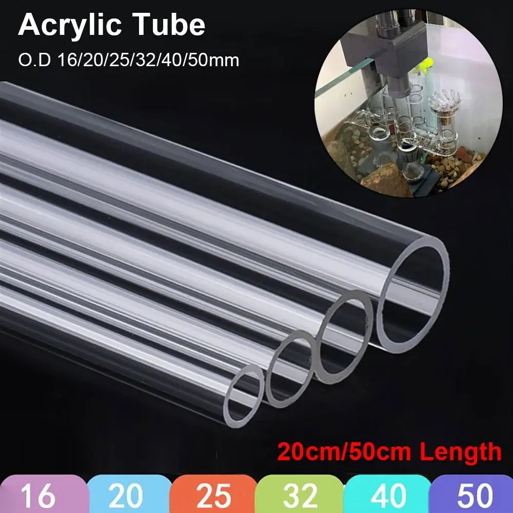 Clear Acrylic Tube – Fish Tank, Hydroponics & DIY Pipe