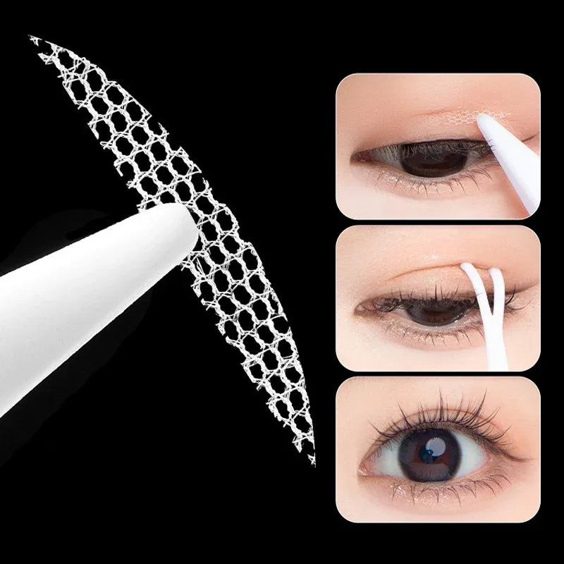 600 Pcs Double Eyelid Tape Strips – Clear & Gray Invisible