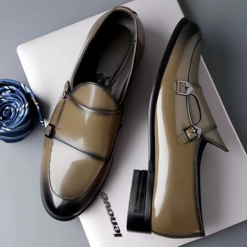 Men's Patent Leather Slip-On Dress Loafers | Wedding & Party