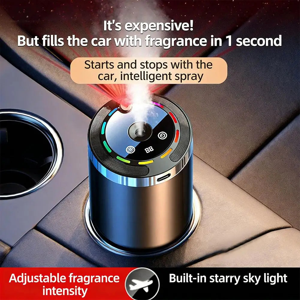 Smart Car Air Freshener with Ambient LED Light | SAMMY