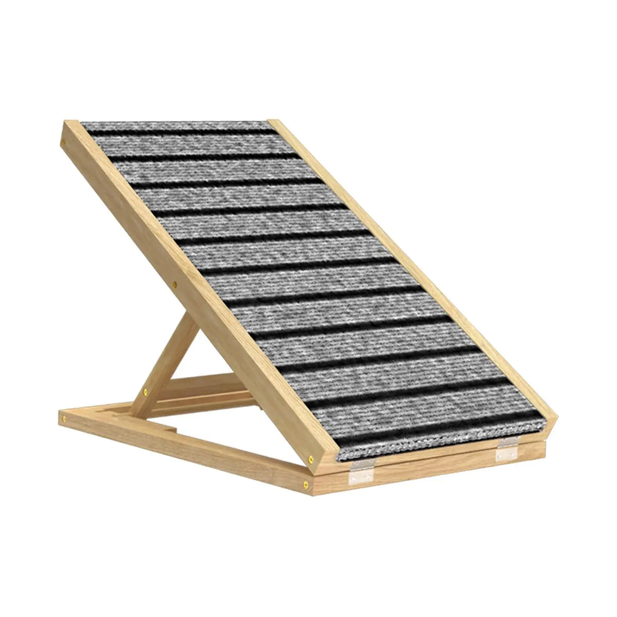 Wooden Folding Pet Ramp – Height Adjustable Dog & Cat Stair