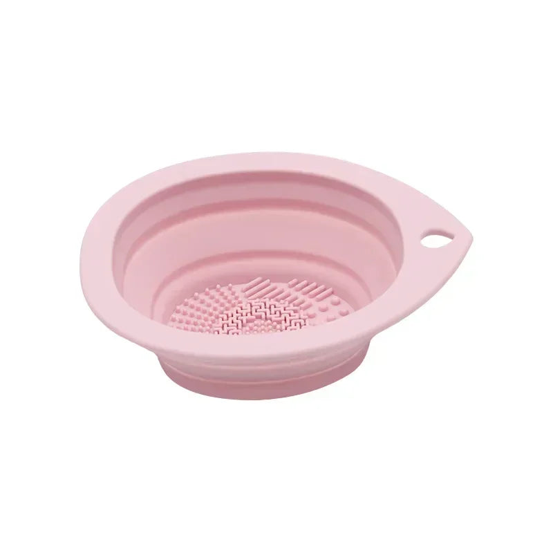 Silicone Makeup Brush Cleaner Bowl – Foldable Washing Mat