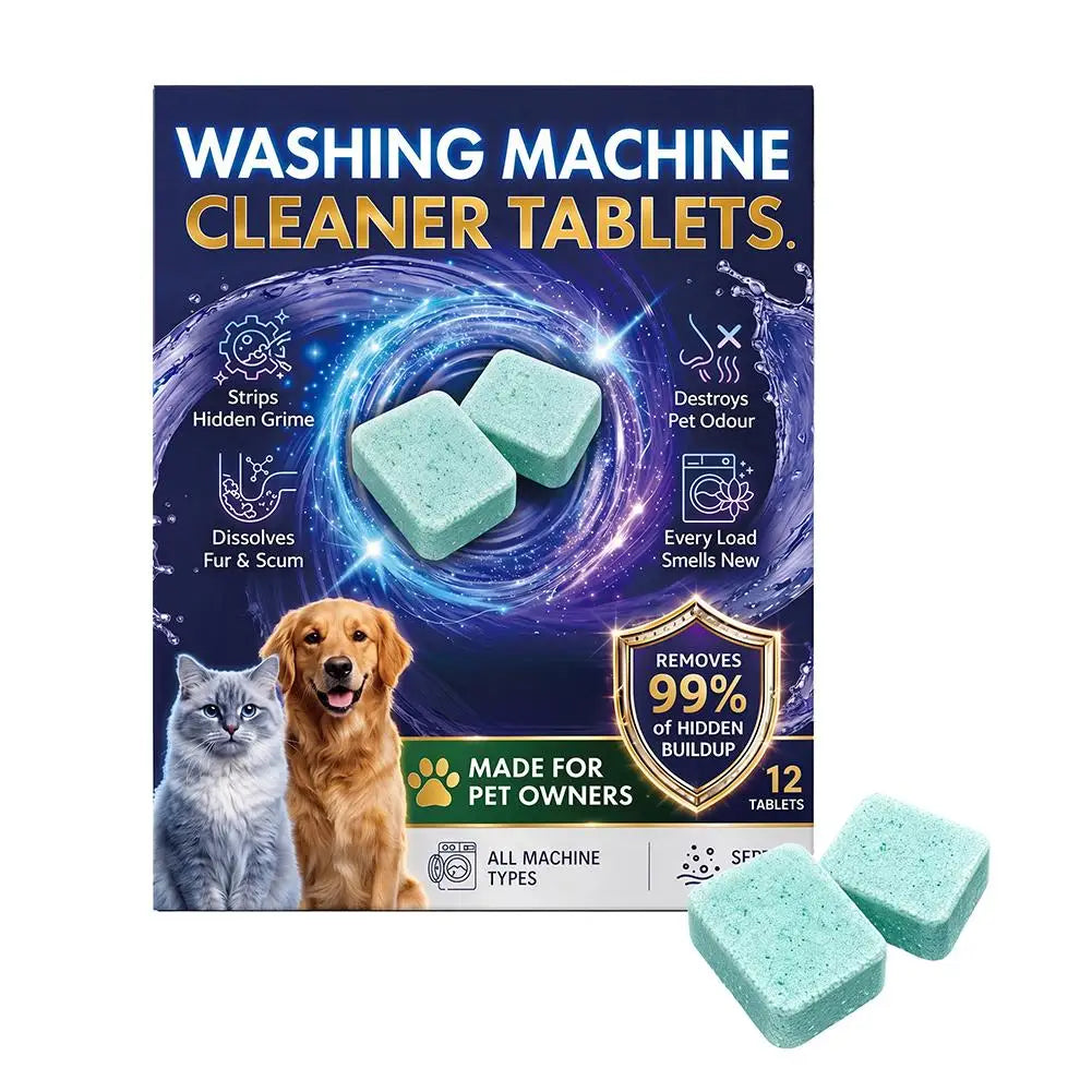 Washing Machine Cleaner Tablets – Descale, Deodorize & Deep Clean