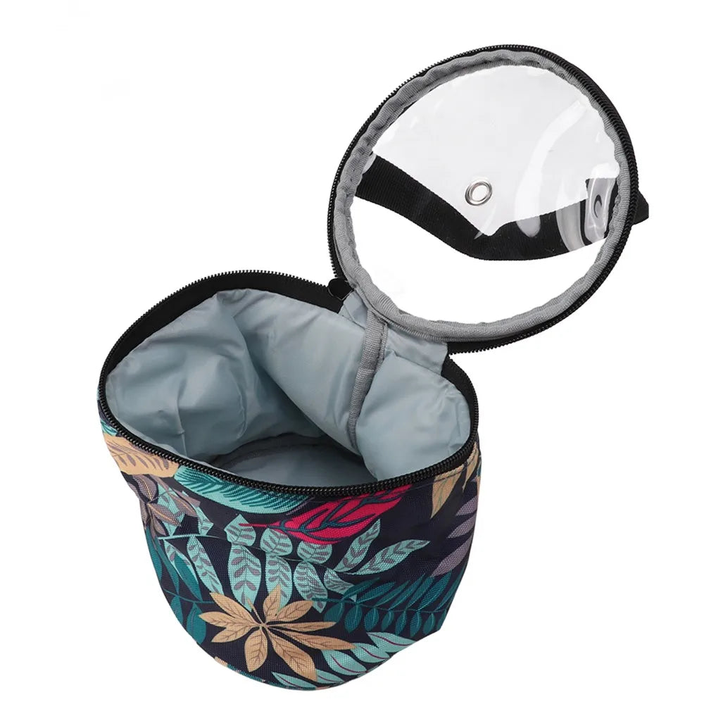 Oxford Cylinder Knitting Bag – Yarn Organizer Crochet Tote