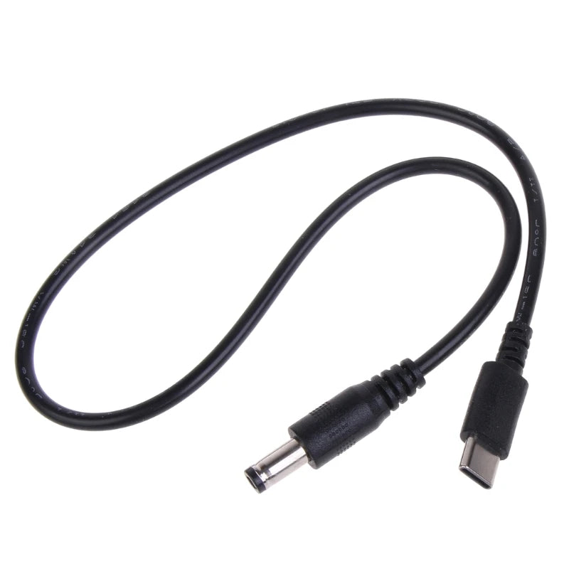 USB-C to DC 5.5x2.1mm PD Trigger Cable 9V 12V 15V 20V 3A