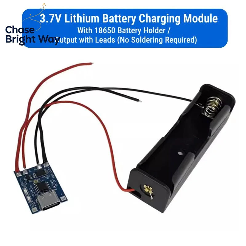 TP4056 18650 Lithium Battery Charger Module DIY Kit & USB Boost Board