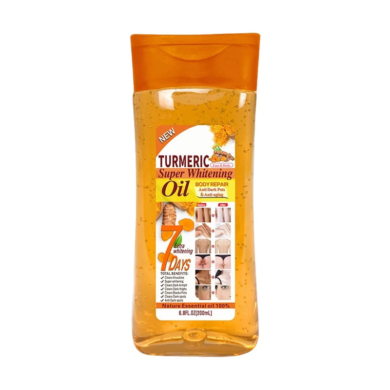 Turmeric Face & Body Oil 200ml – Hydrating Radiance Boost Oil