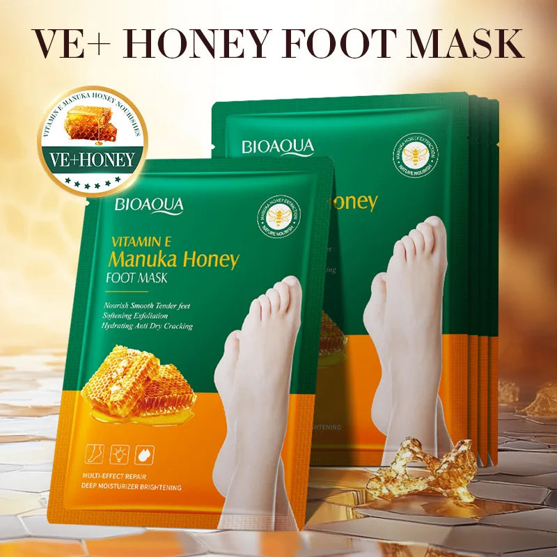 Vitamin E Honey Foot Mask – Nourishing & Softening Treatment