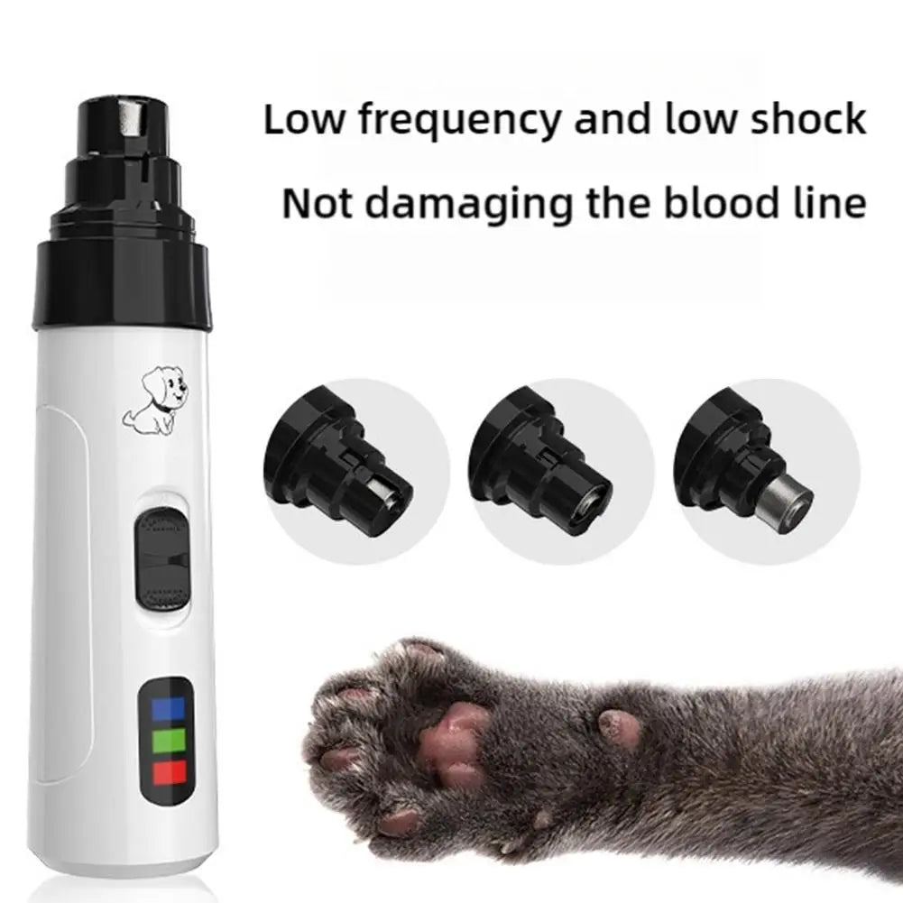 USB Rechargeable Electric Pet Nail Grinder – Dogs & Cats