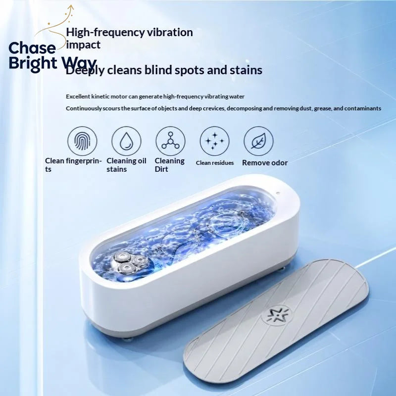Portable Ultrasonic Eyeglass Cleaner – USB & Battery Mode