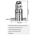 1/2" Magnetic Hex Shank Square Drive Adapter for Power Drills
