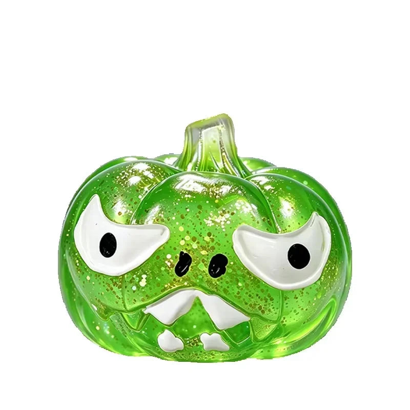 Halloween Pumpkin Skull Squeezing Toy – Sparkling Fidget Fun