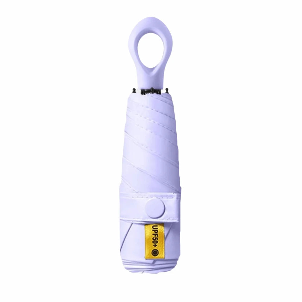 UV Protection Folding Pocket Umbrella – Dual Sun & Rain Use