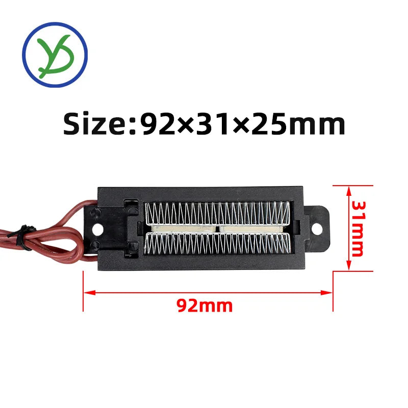 PTC Ceramic Air Heater Element 50W–200W | 12V to 220V