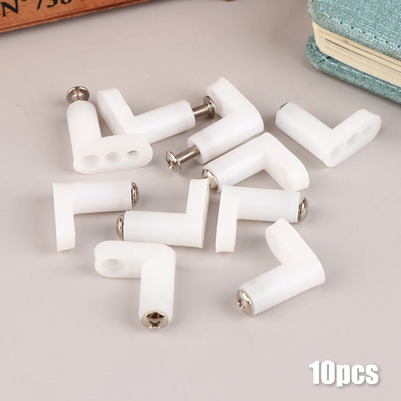 PCB Mounting Feet with Screws – Right Angle Bracket 10/20/50 Sets