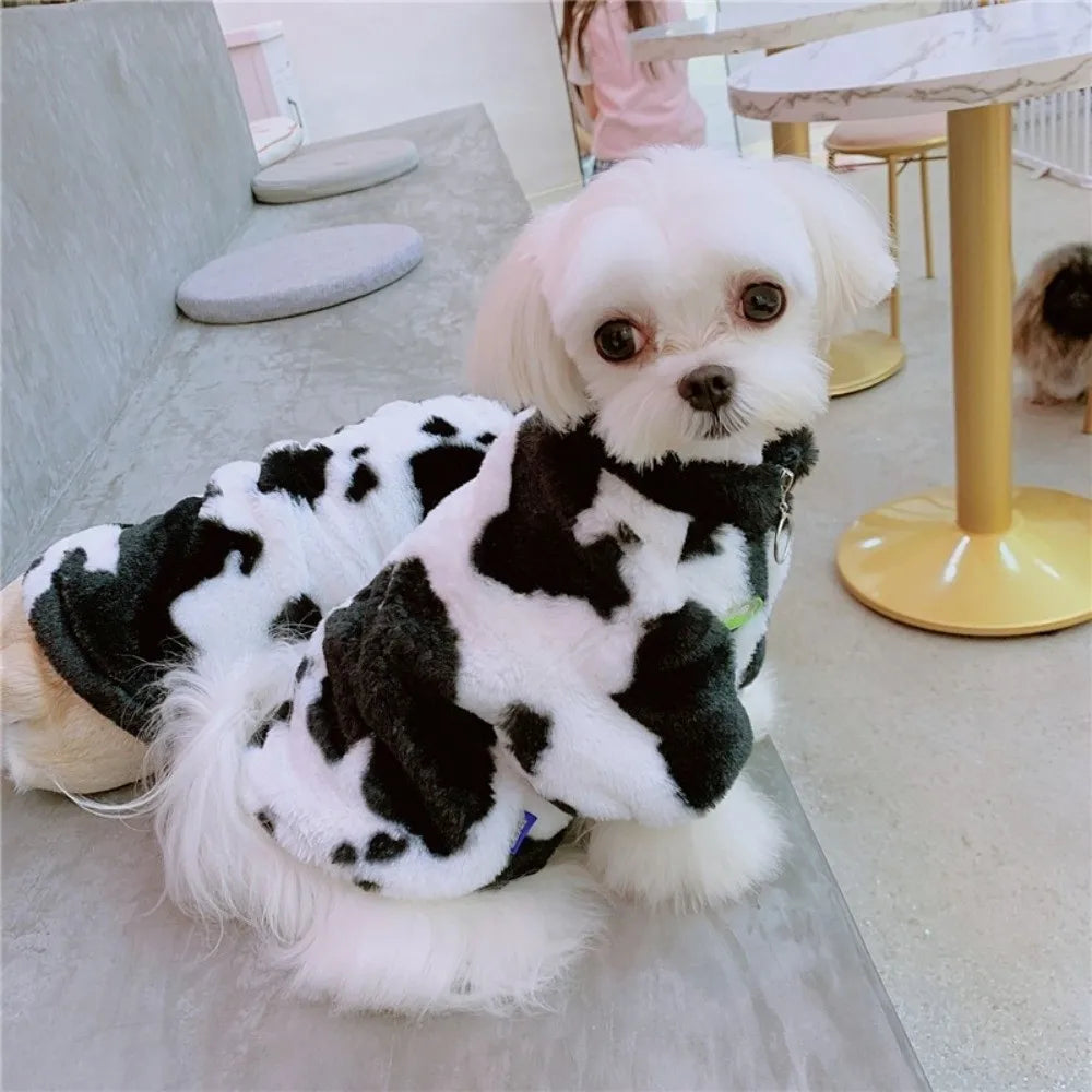 Fleece Dog Winter Coat – Windproof Warm Jacket for Small Dogs