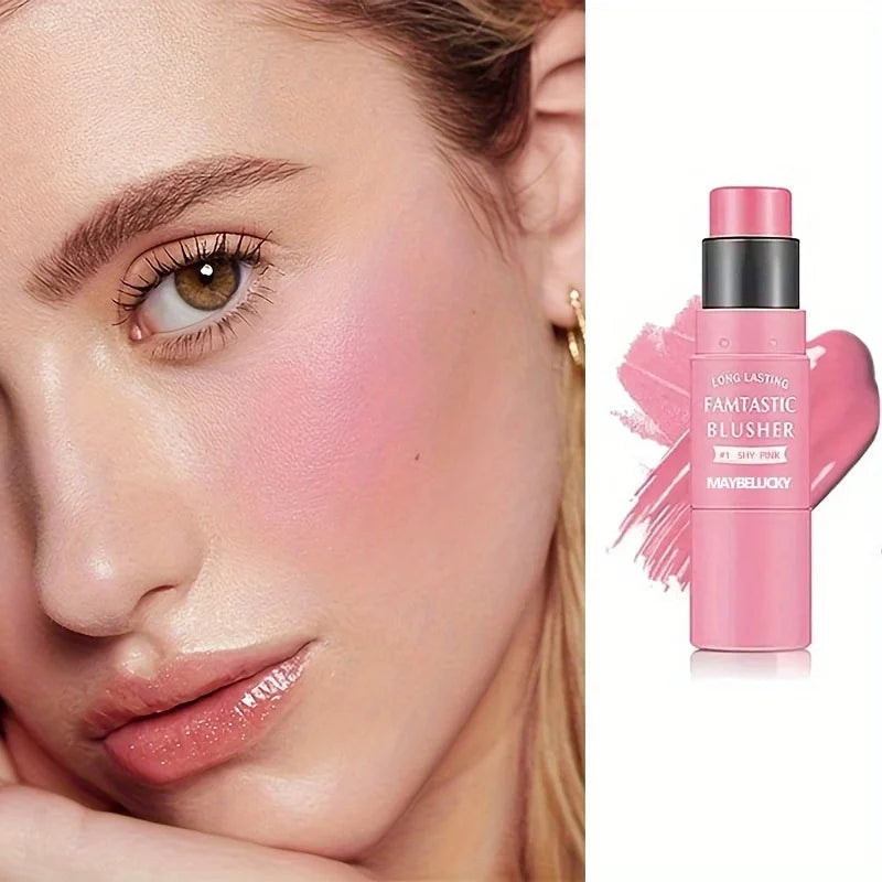 SAMMY Sponge Blush Stick – Matte Velvet Dual-Use Facial Blush