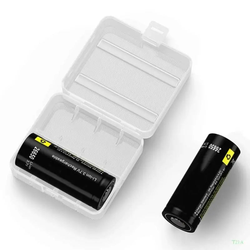 OOTDTY 26650 Battery Storage Box – 2 & 4 Slot Holder Case