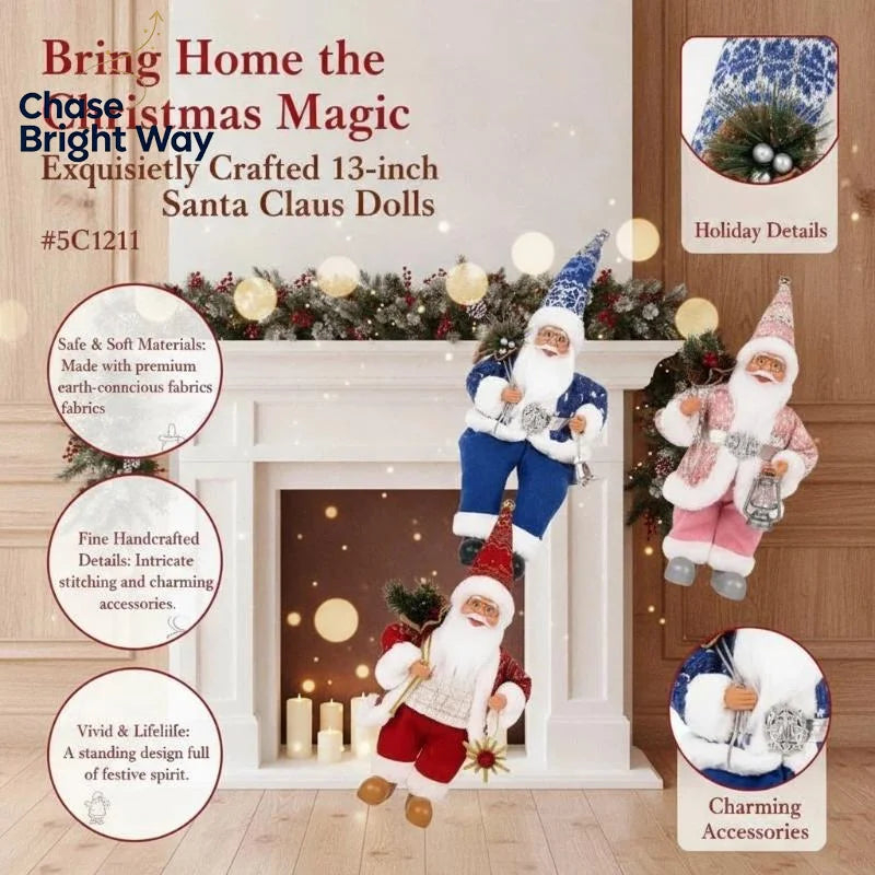 Santa Claus Standing Figurine | Outdoor Christmas Garden Decor