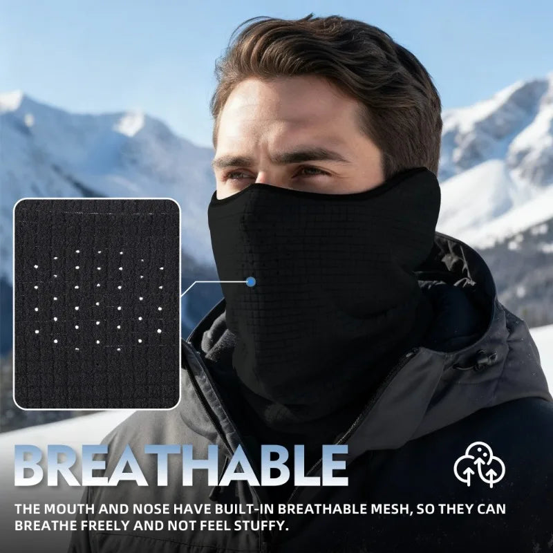 Windproof Fleece Balaclava – Thermal Neck Gaiter Face Mask
