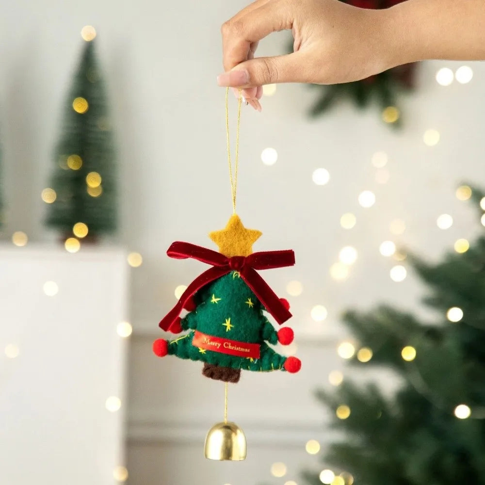 Retro Felt Christmas Ornaments – Glove, Boot & Tree Pendants