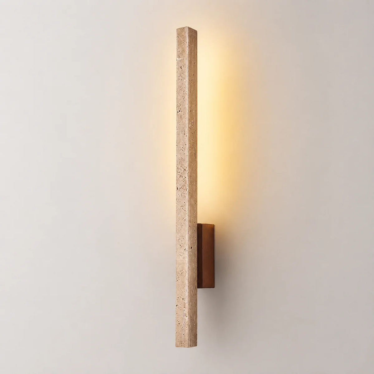 Wabi-Sabi Linear Wall Sconce – Sculptural LED Strip Light