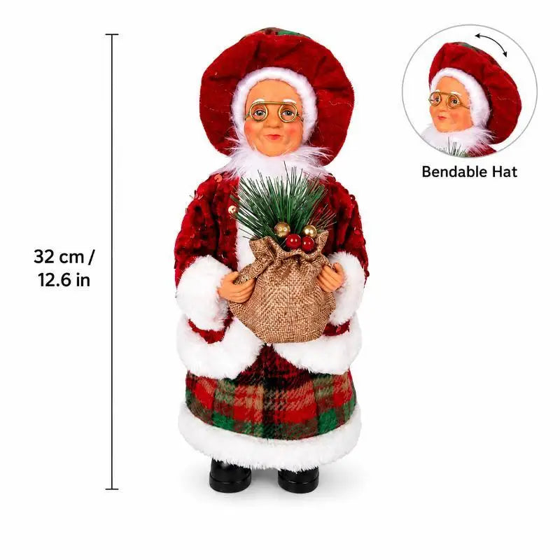 Santa Claus Standing Figurine | Outdoor Christmas Garden Decor