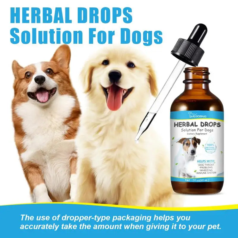 Yegbong Herbal Drops for Pets – Natural Wellness Supplement 60ml