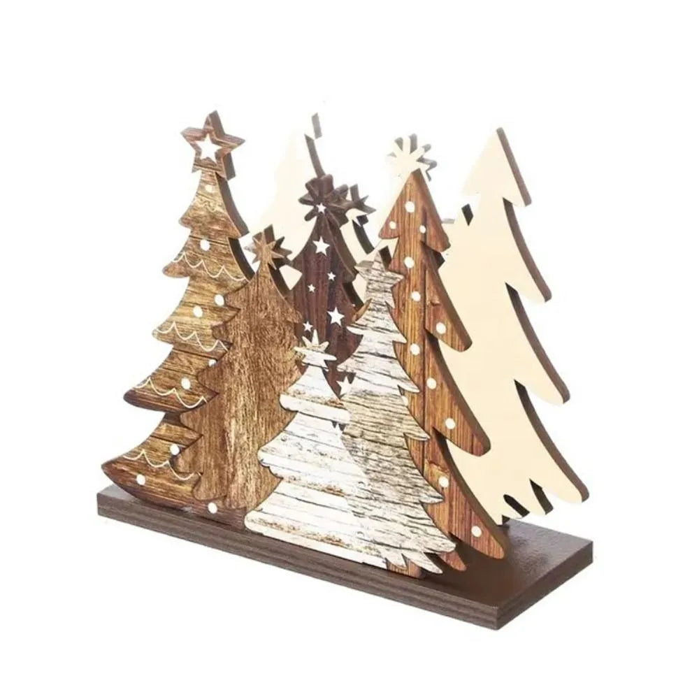 Wooden Christmas Tree Napkin Holder – Festive Tabletop Decor