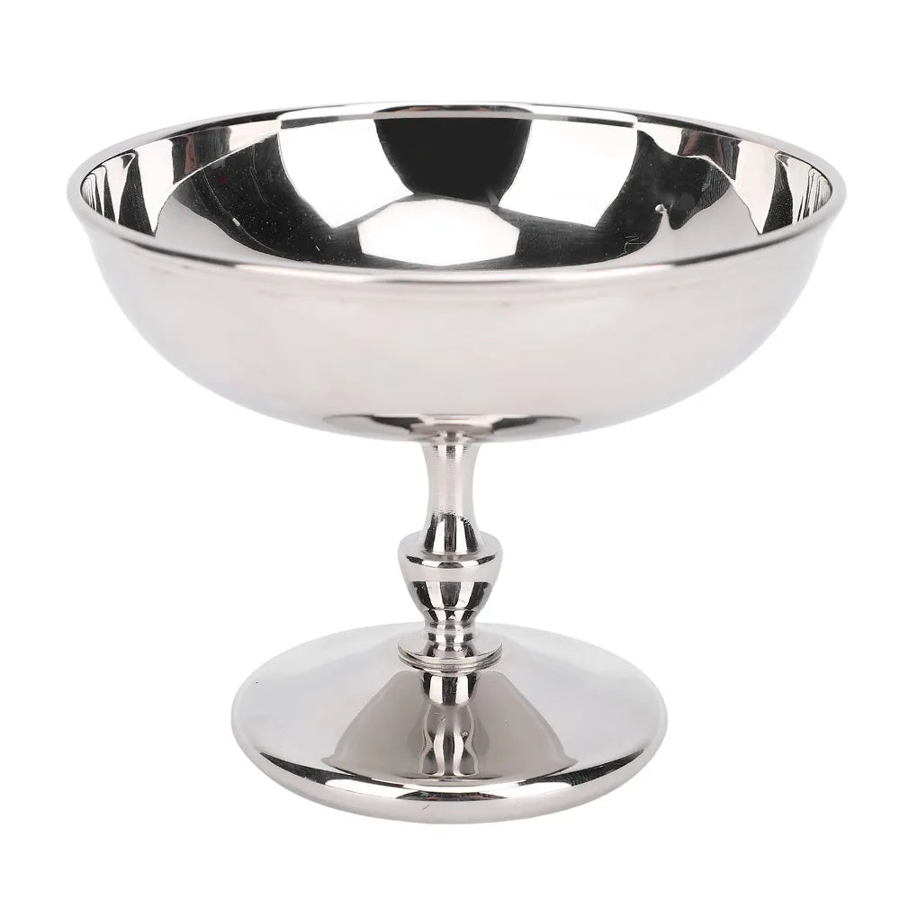 Stemmed Stainless Steel Ice Cream & Dessert Cup | 304 Steel