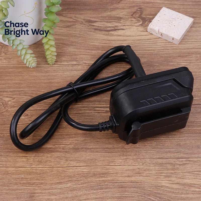 Li-Ion Battery Adapter Extension Cord for 18V 21V Power Tools