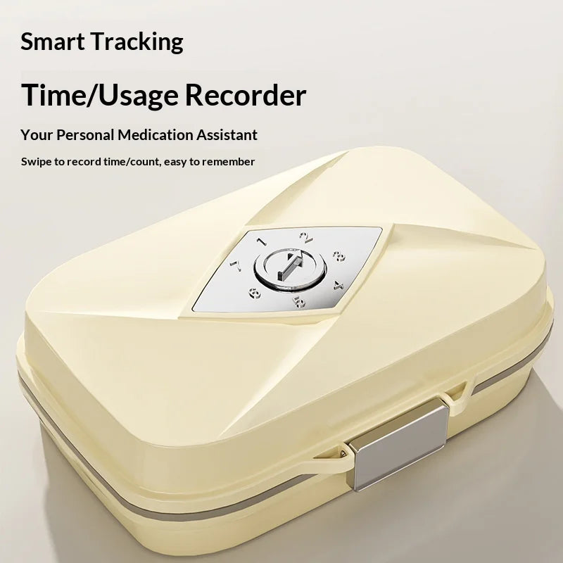Weekly Pill Organizer – Water-Resistant Travel Medicine Case
