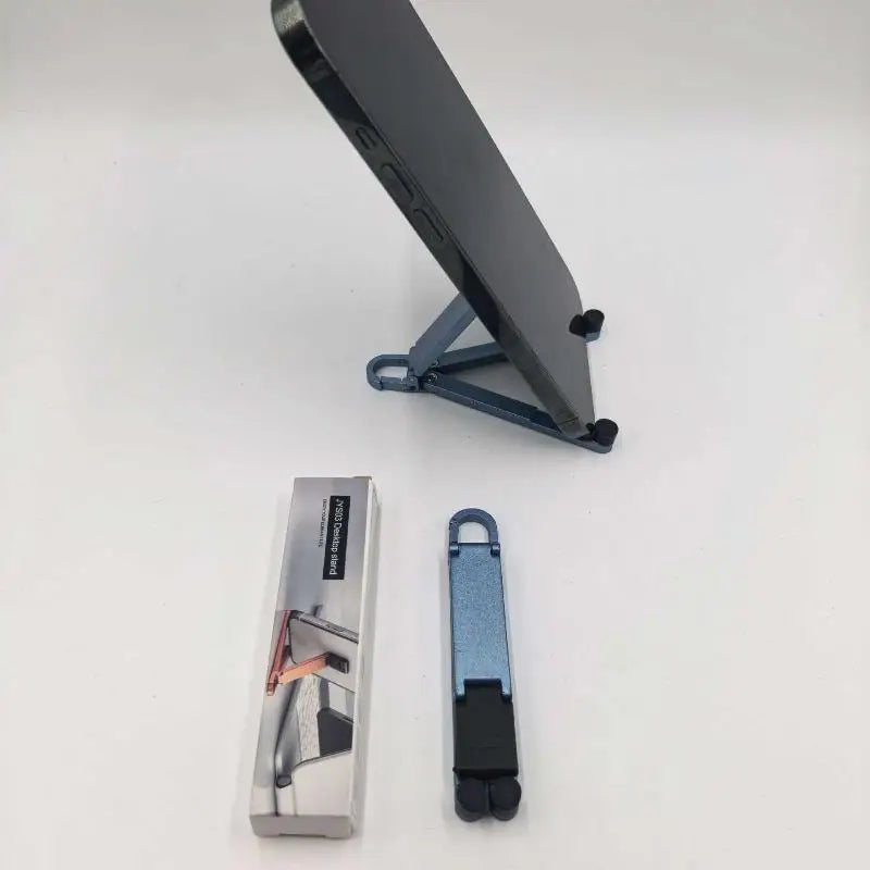 Mini Foldable Keychain Phone Stand – Multi-Angle Holder