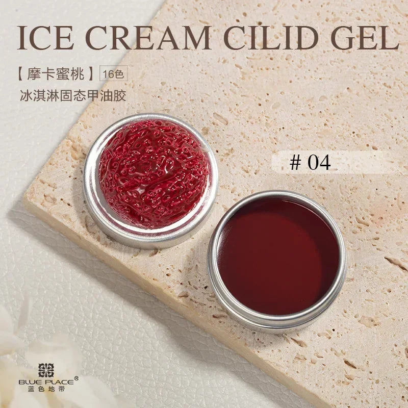 Handaiyan 64 Colors Solid Nail Polish Gel – Ice Cream Texture