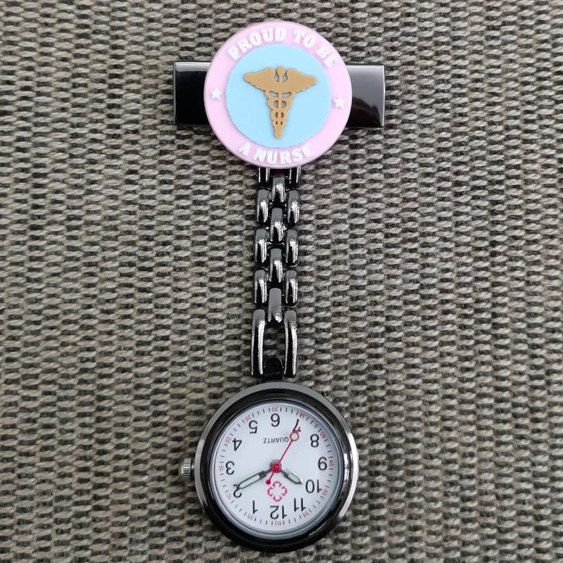 Stethoscope Pin Brooch Nurse FOB Pocket Watch | Quartz