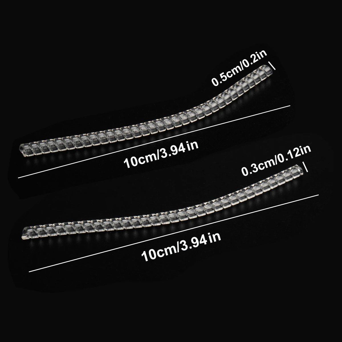 Transparent Silicone Ring Size Adjuster – Spiral Resizer Tool