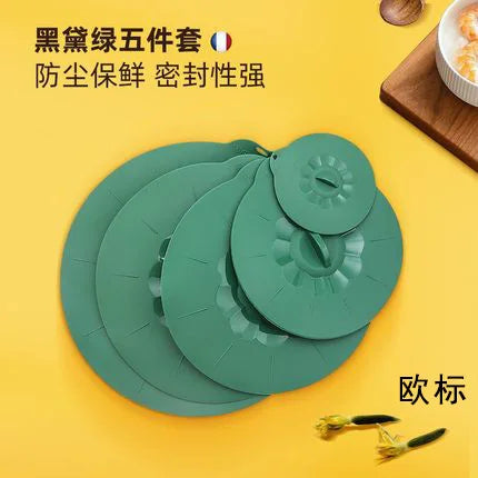 Universal Silicone Spill Stopper Lid – Reusable Pot & Bowl Cover