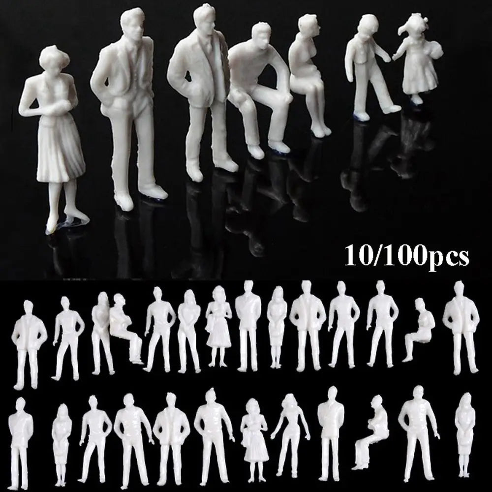 Miniature Model People Figures – Multi-Scale Train Scenery