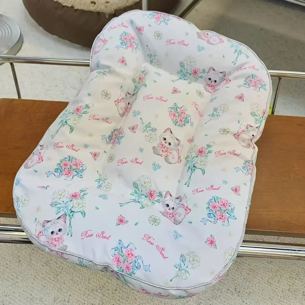 Digital Printed Pet Mat – Soft Thickened Cotton Dog & Cat Blanket