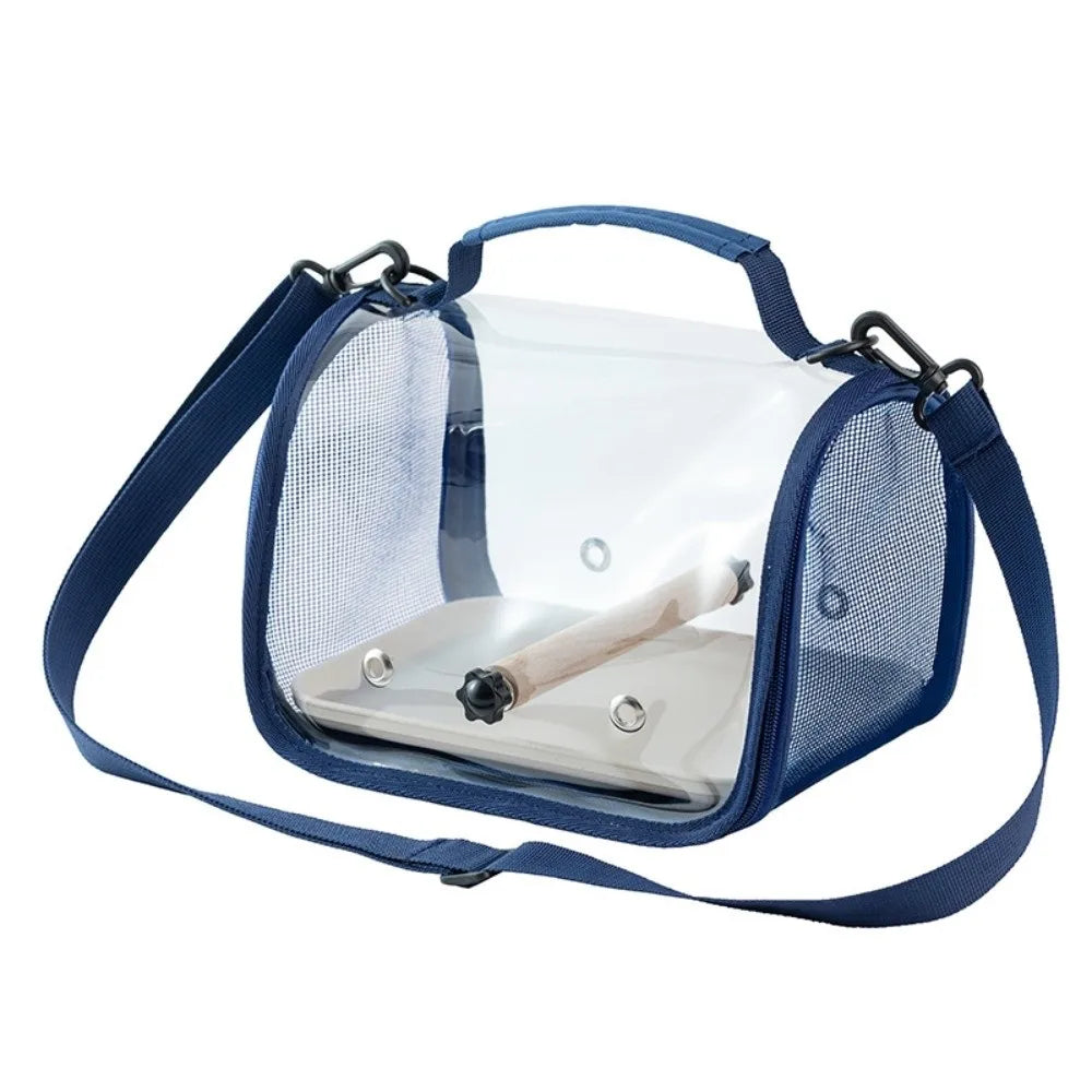 Foldable Breathable Mesh Bird Travel Carrier Cage | Portable